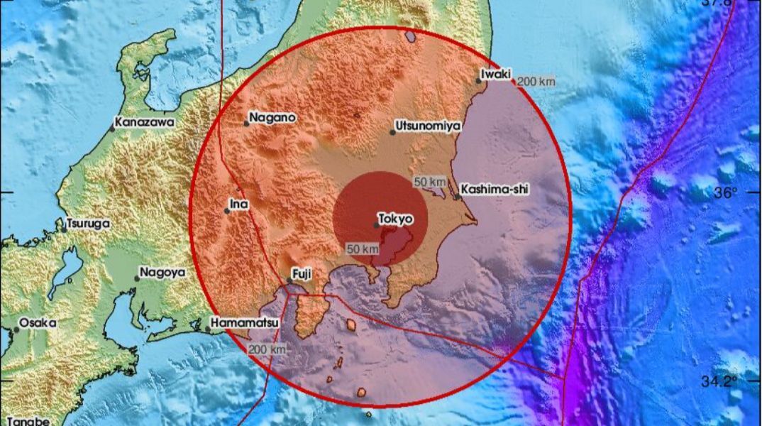 Ισχυρότατος σεισμός 7,2 Ρίχτερ στην Ιαπωνία