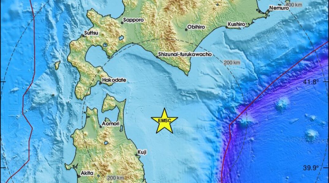 Νέος ισχυρός σεισμός 6,5 Ρίχτερ στην Ιαπωνία