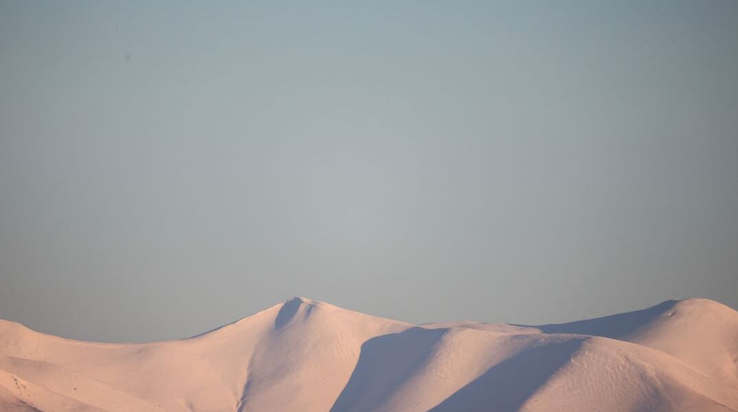 Ο χιονισμένος Όλυμπος