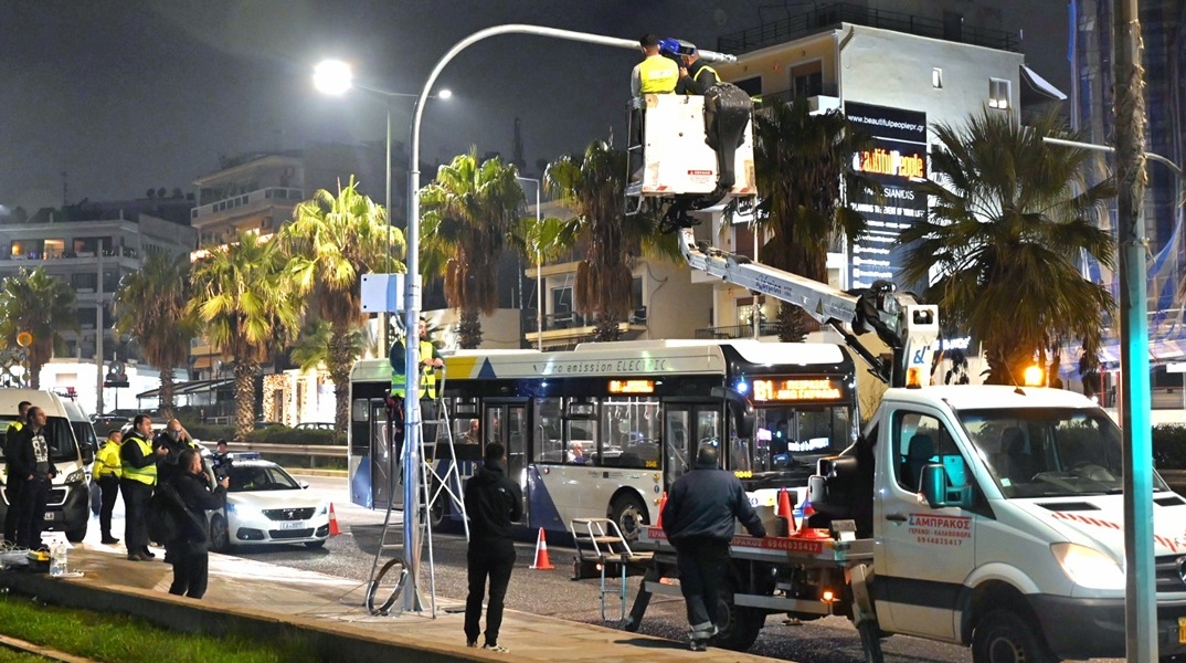 Στιγμιότυπο από την τοποθέτηση των έξυπνων καμερών
