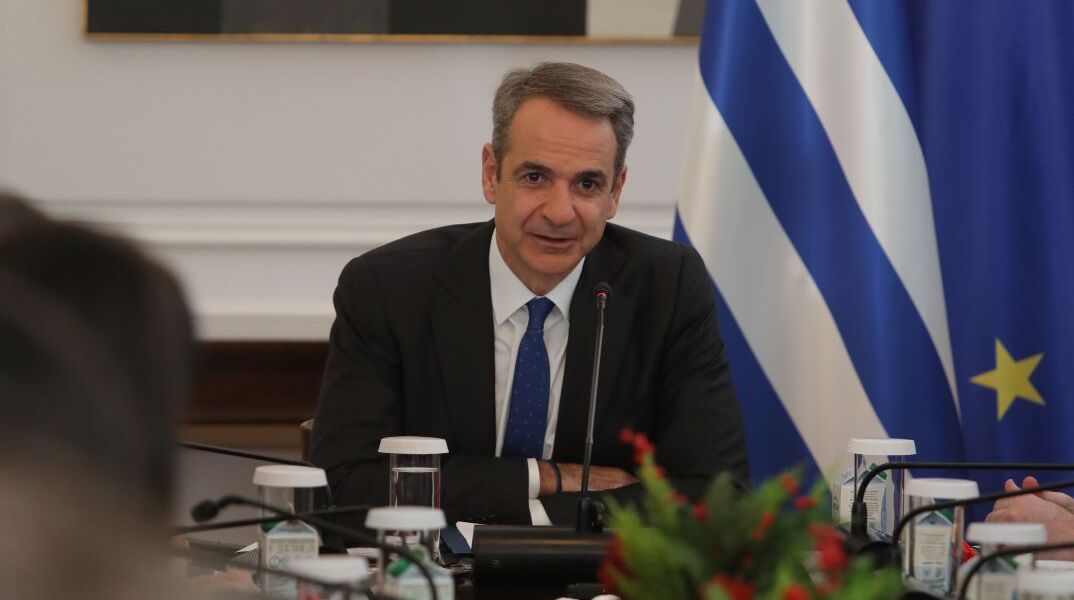 Ο Κυριάκος Μητσοτάκης στο Υπουργικό Συμβούλιο