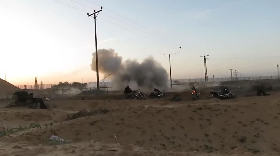 Σκηνή από την τρομοκρατική επίθεση της 7ης Οκτωβρίου στο Ισραήλ