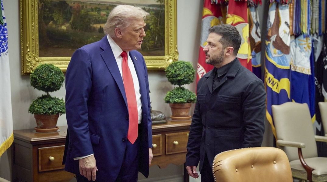 Ντόναλντ Τραμπ και Βολοντίμιρ Ζελένσκι