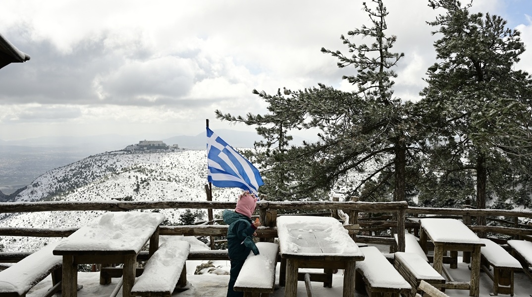 Χιόνια στην Πάρνηθα