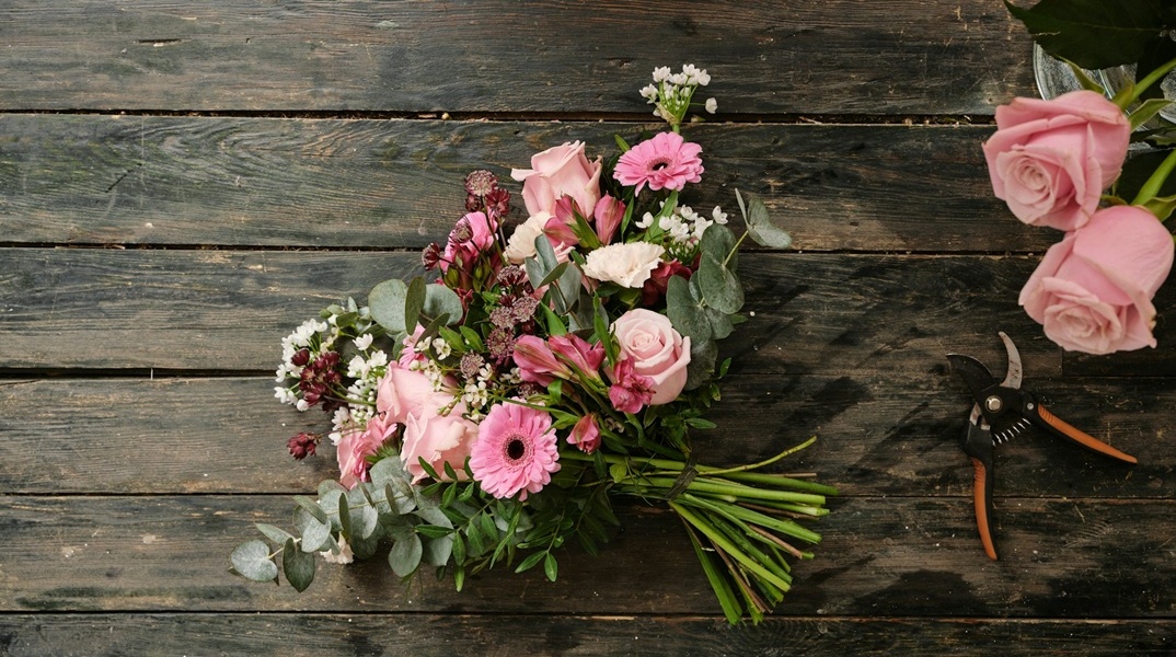 Λουλούδια σε μπουκέτο