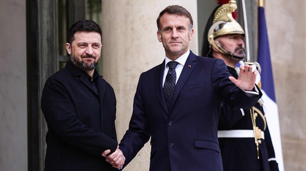 Βολοντίμιρ Ζελένσκι και Εμανουέλ Μακρόν