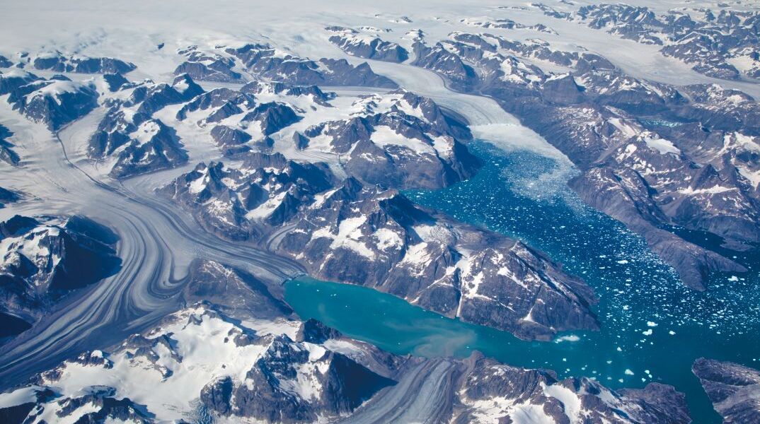 Αεροφωτογραφία από την Γροιλανδία
