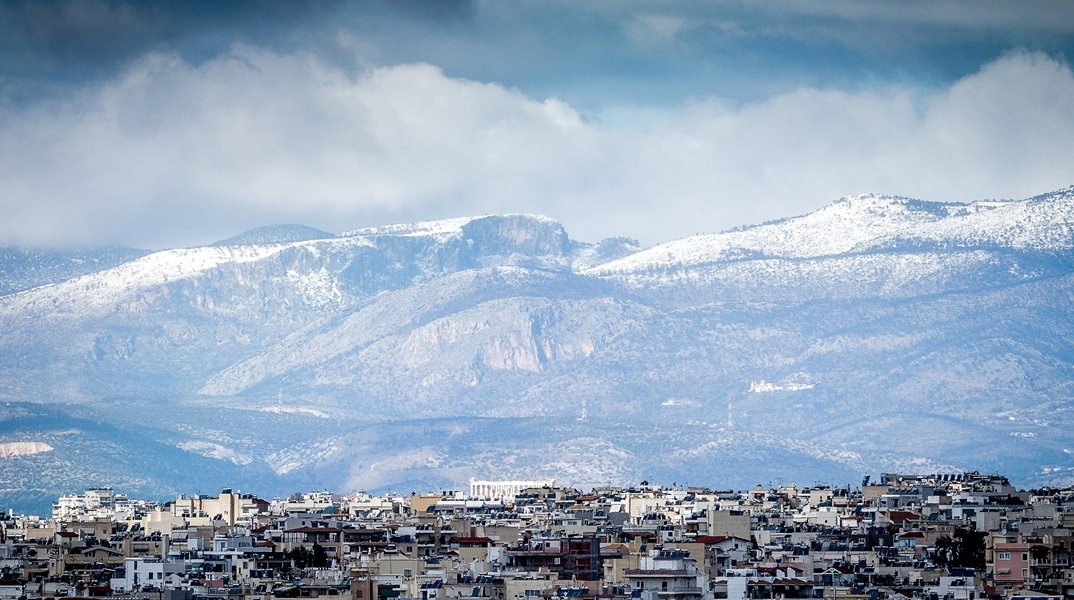 Χιόνια στον Υμηττό