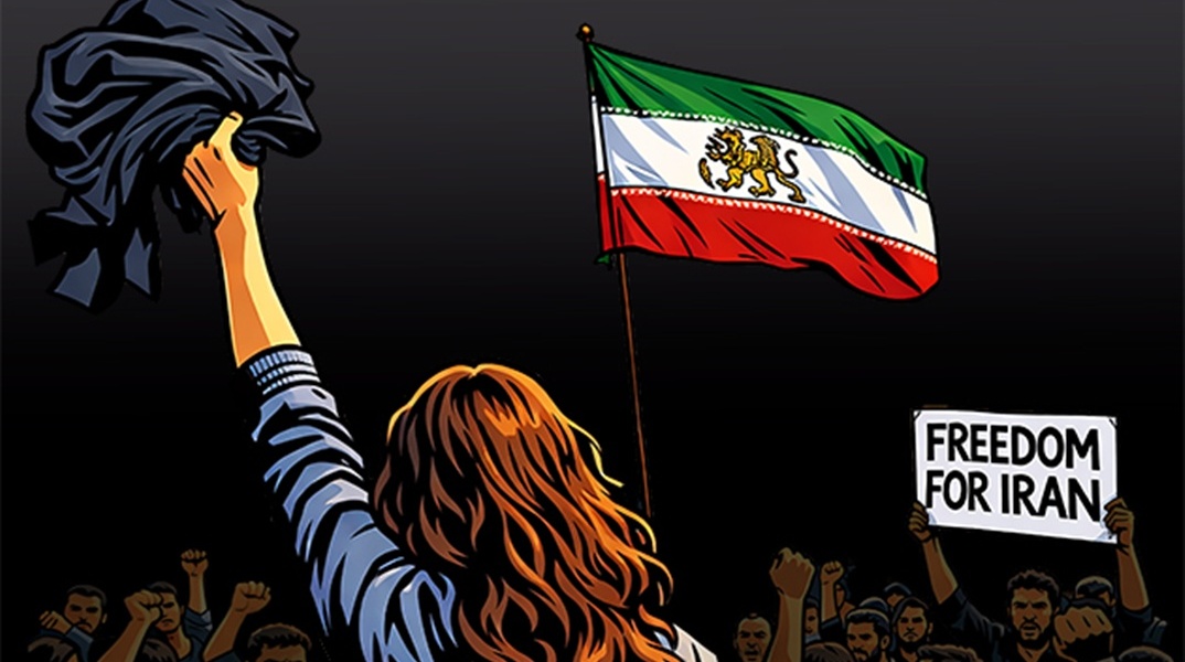 Αρκάς: Το σκίτσο για τις διαδηλώσεις στο Ιράν