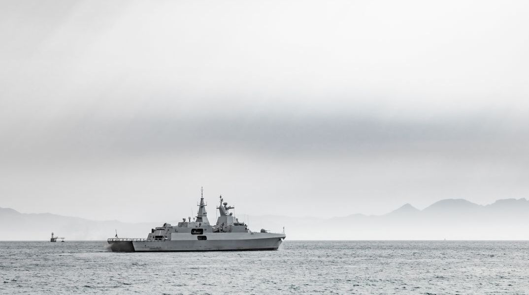 Φινλανδικό πολεμικό πλοίο σε άσκηση