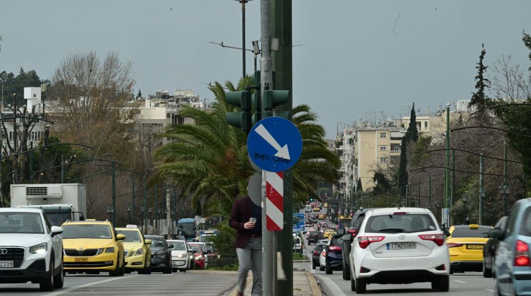 Κίνηση σε δρόμο της Αθήνας