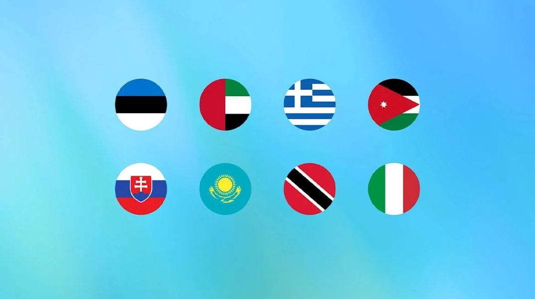 οι σημαίες των χωρών που μετέχουν στο πρόγραμμα τεχνητής νοημοσύνης στην εκπαίδευση OpenAI Edu