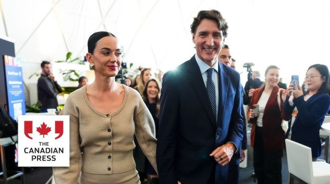Η Katy Perry στο πλευρό του Justin Trudeau στο Νταβός