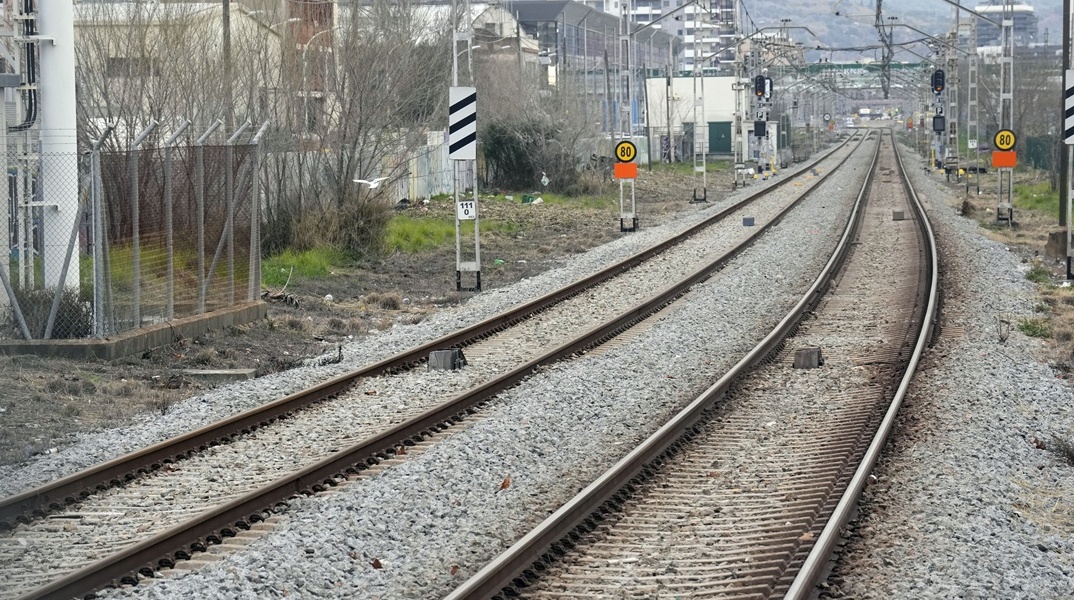 Σιδηροδρομική γραμμή στην Ισπανία