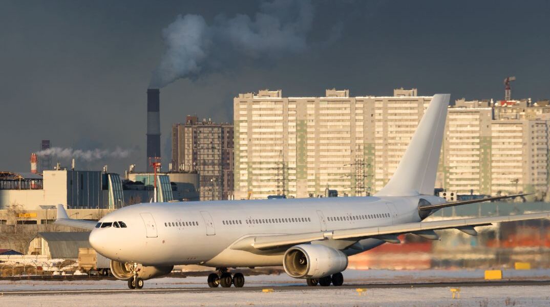 Αεροπλάνο σε αεροδρόμιο της Ρωσίας
