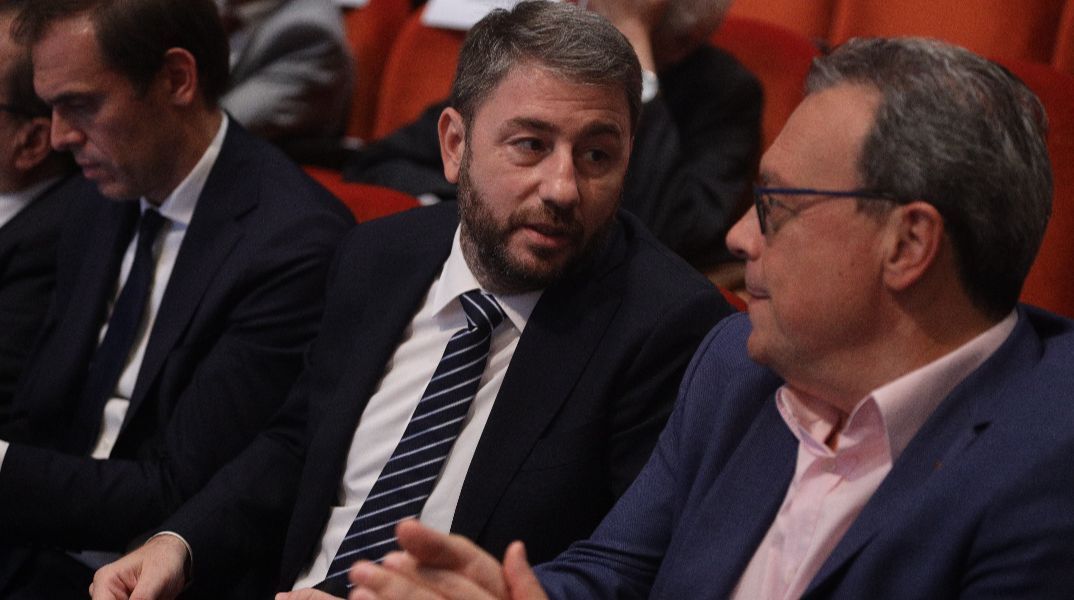 Ο Νίκος Ανδρουλάκης και ο Σωκράτης Φάμελλος