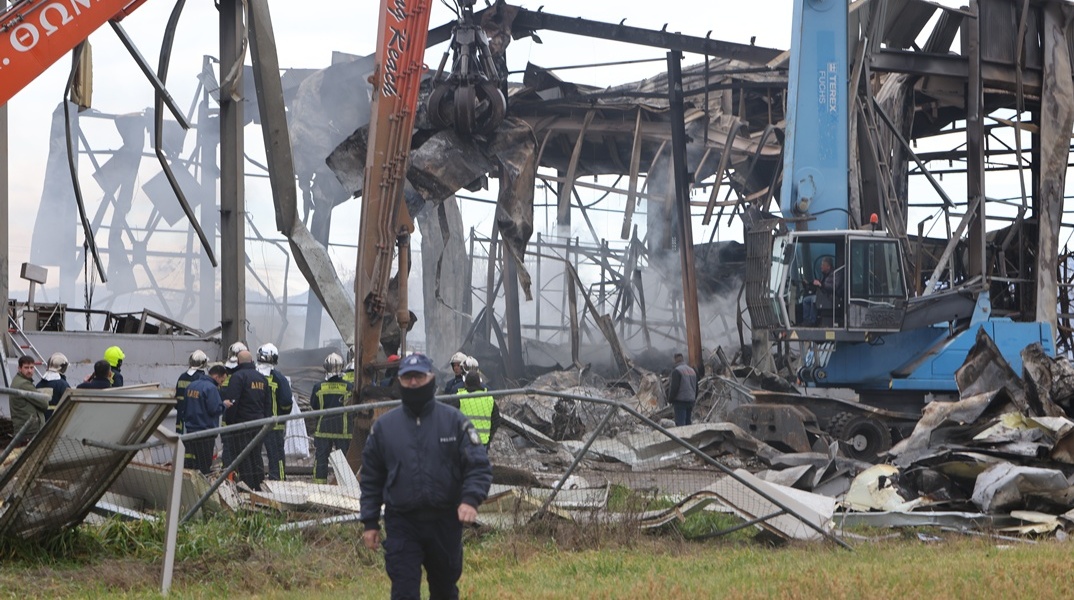 Οι εγκαταστάσεις στη Βιολάντα μετά την έκρηξη