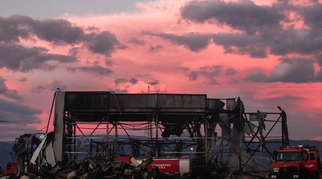 Οι κατεστραμένες εγκαταστάσεις της Βιολάντα