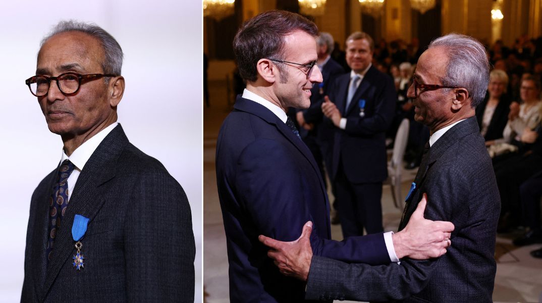 Ο Αλί Ακμπάρ, ο τελευταίος εφημεριδοπώλης του Παρισιού, γίνεται Ιππότης του Εθνικού Τάγματος Αξίας - Τιμήθηκε από τον πρόεδρο Μακρόν.