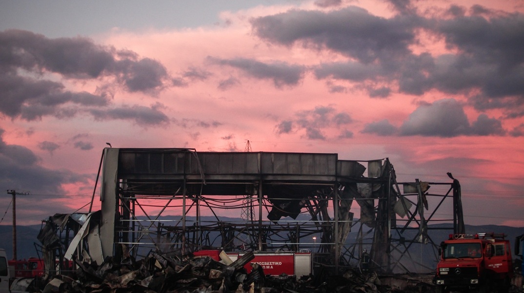 Το κατεστραμμένο εργοστάσιο της Βιολάντα 