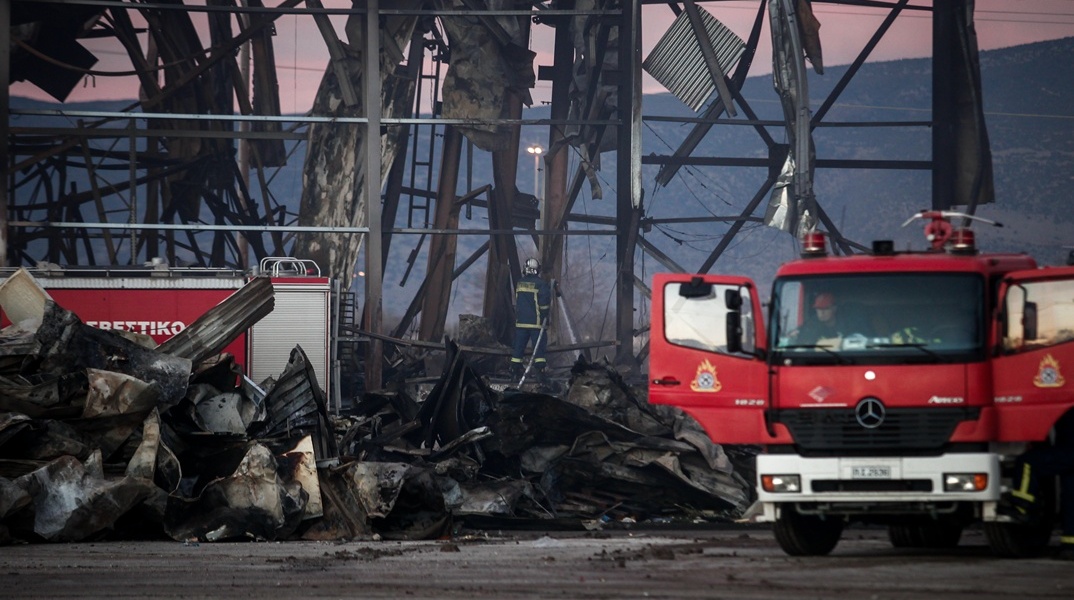 Η κατεστραμμένη πτέρυγα της Βιολάντα μετά τη φονική έκρηξη