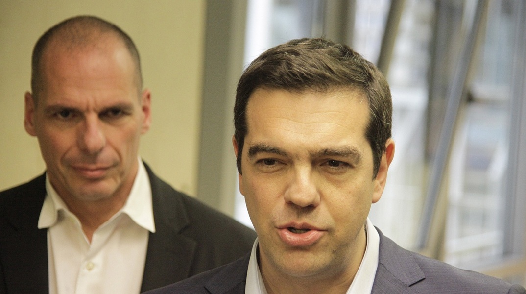 Αλέξης Τσίπρας και Γιάνης Βαρουφάκης