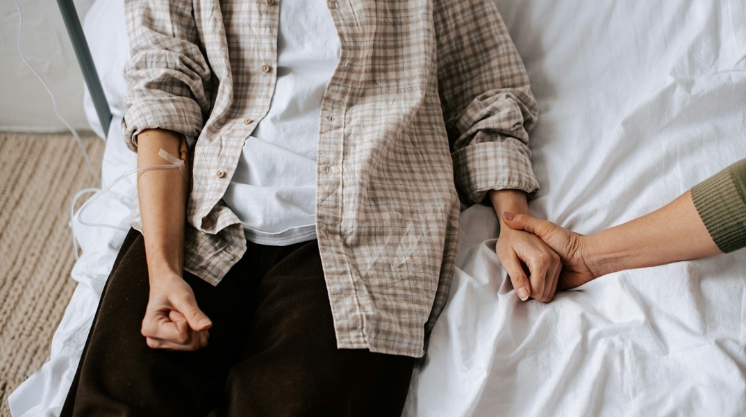 Άτομο στο νοσοκομείο