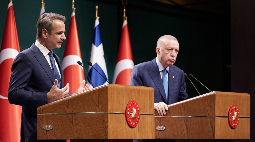 Κυριάκος Μητσοτάκης και Ρετζέπ Ταγίπ Ερντογάν