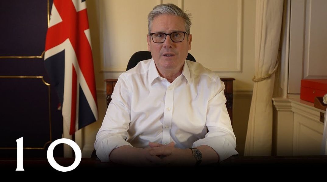 O βρετανός πρωθυπουργός Κιρ Στάρμερ