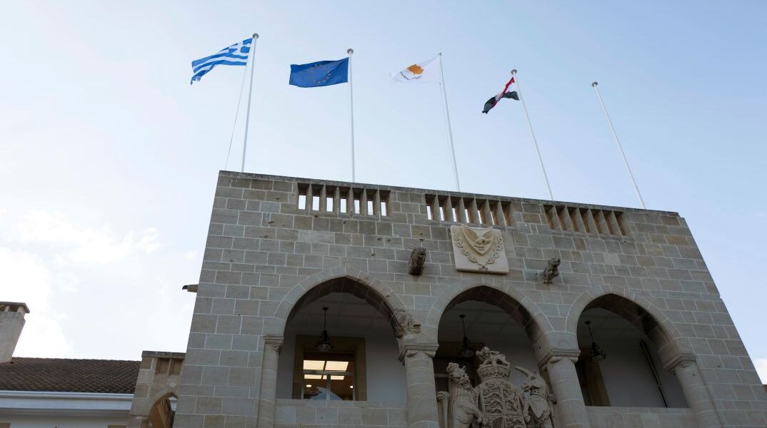 To κυπριακό προεδρικό μέγαρο στη Λευκωσία