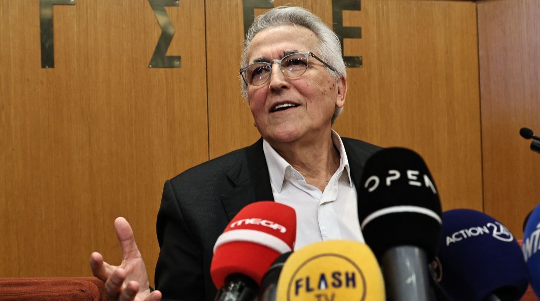 O Πρόεδρος της ΓΣΕΕ, Γιάννης Παναγόπουλος