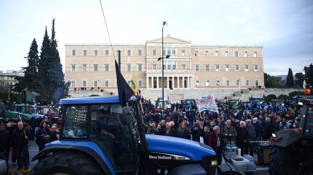 Αγροτικό συλλαλητήριο στο Σύνταγμα