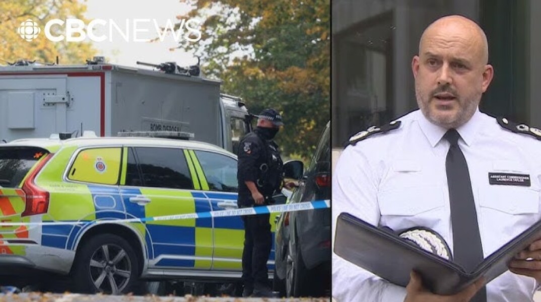 Περιπολικό και εκπρόσωπος της αστυνομίας στο Μάντσεστερ