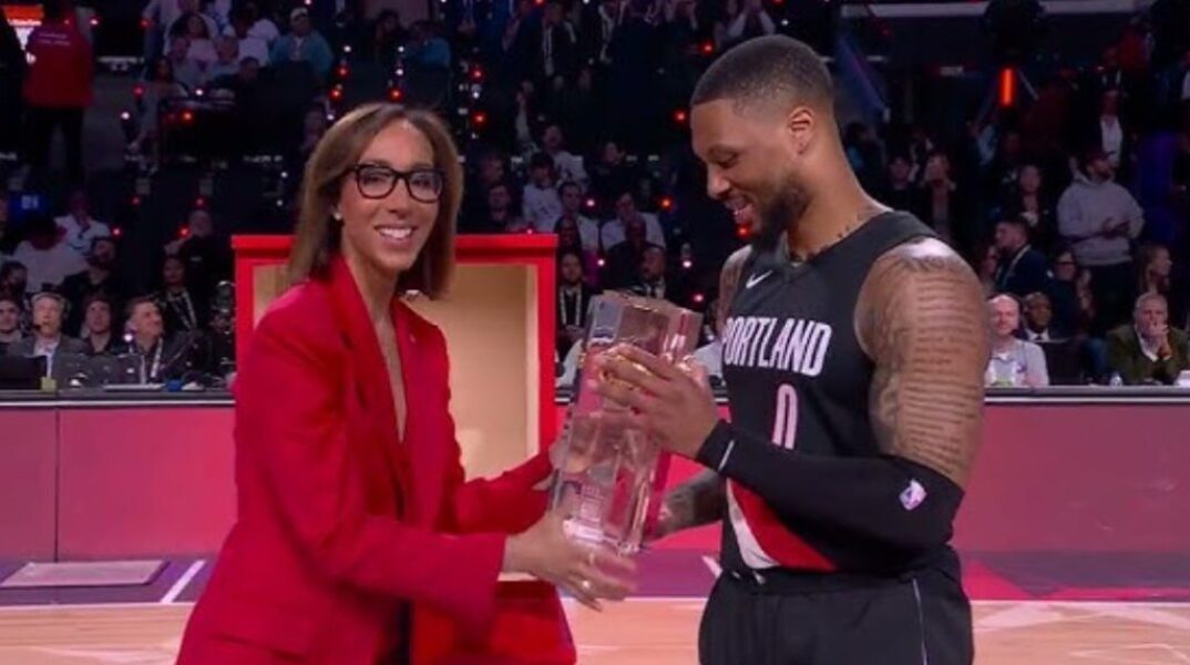 O αστέρας των Portland Trail Blazers κέρδισε τον διαγωνισμό τριπόντων του All-Star Game του NBA για 3η φορά