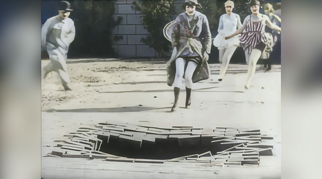 Eικονογράφηση από την ταινία Hard Luck (1921)