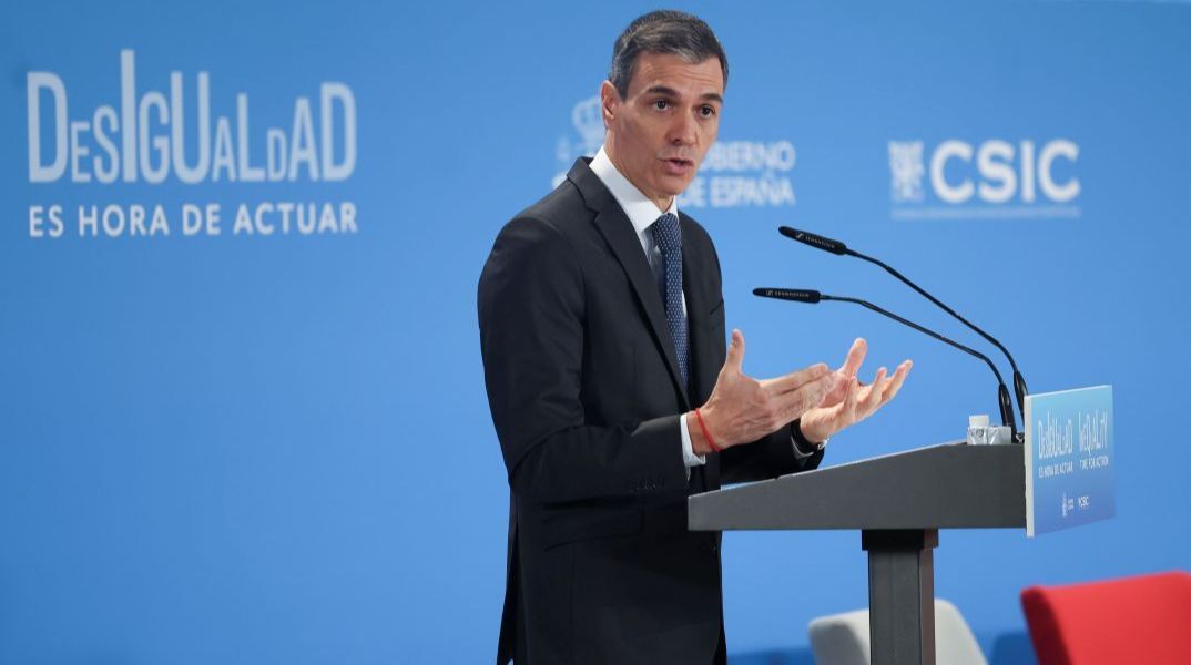 O Ισπανός πρωθυπουργός Πέδρο Σάντσεθ