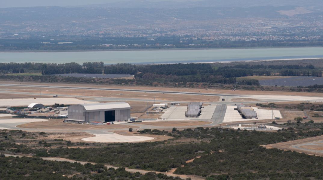 Πανοραμική άποψη της Βρετανικής Βάσης στο Ακρωτήρι της Κύπρου