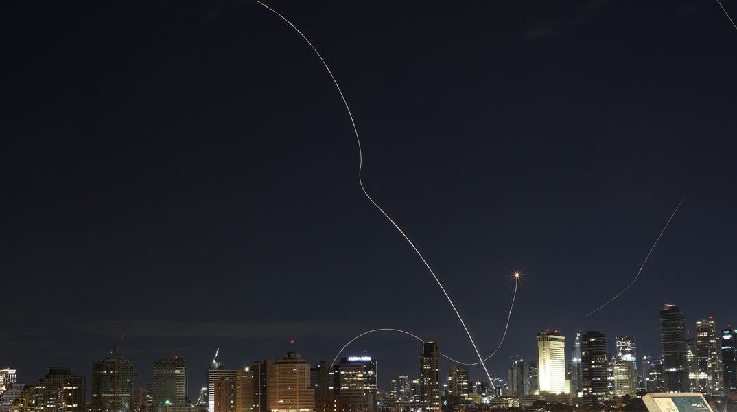 Στιγμιότυπο στον ουρανό του Τελ Αβίβ