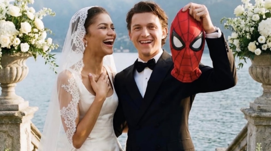 Oi fake γαμήλιες φωτογραφίες της Ζεντάγια έχουν κάνει τον γύρο του κόσμου