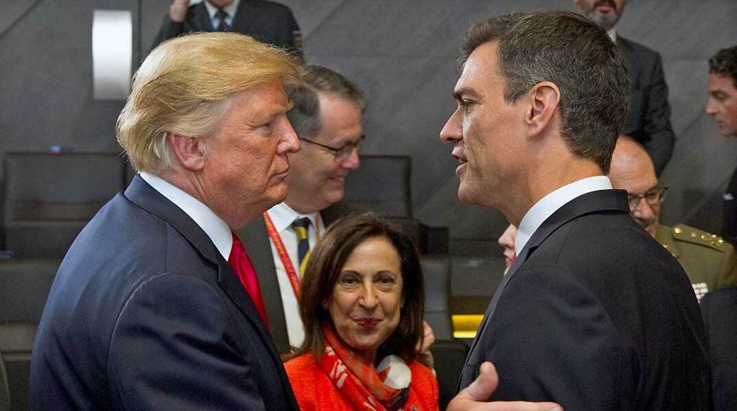 Ντόναλντ Τραμπ και Πέδρο Σάντσεθ