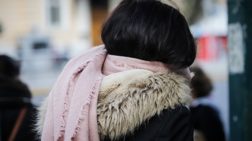 Γυναίκα με μπουφάν 