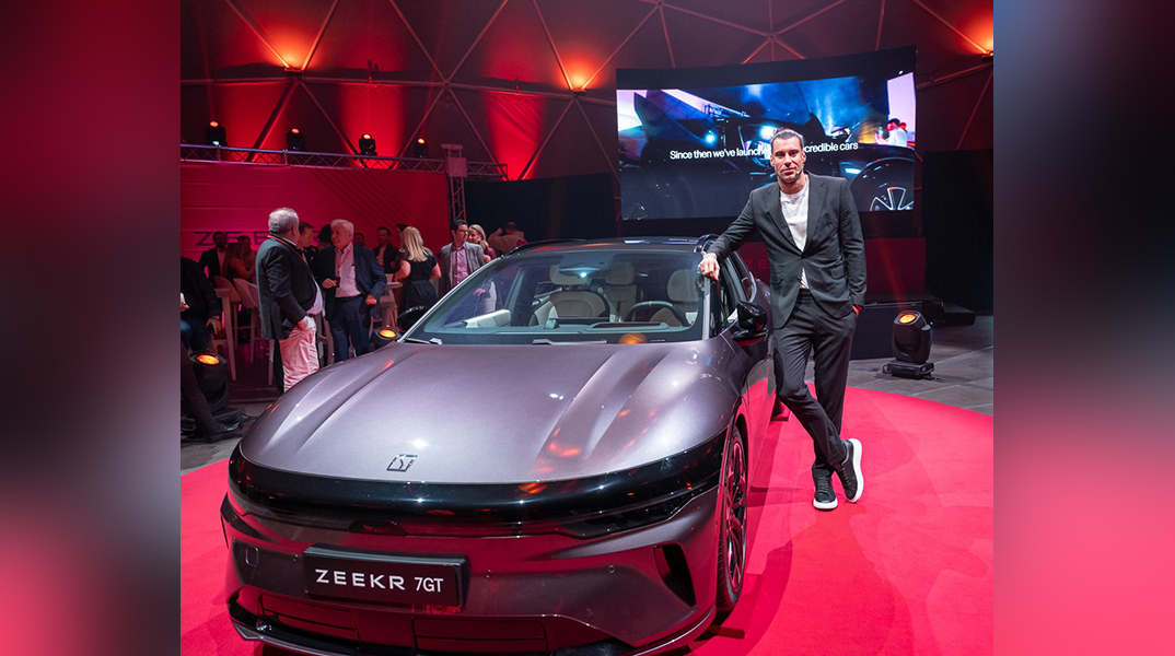 Ο Γιώργος Πρίντεζης brand ambassador της μάρκας Zeekr