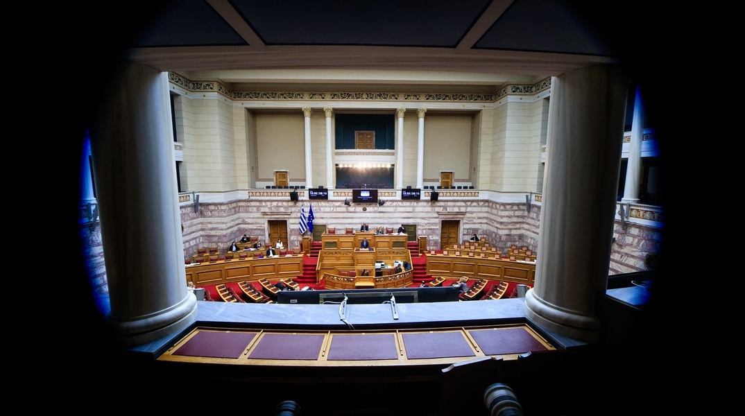 Άποψη της Βουλής από τα θεωρεία