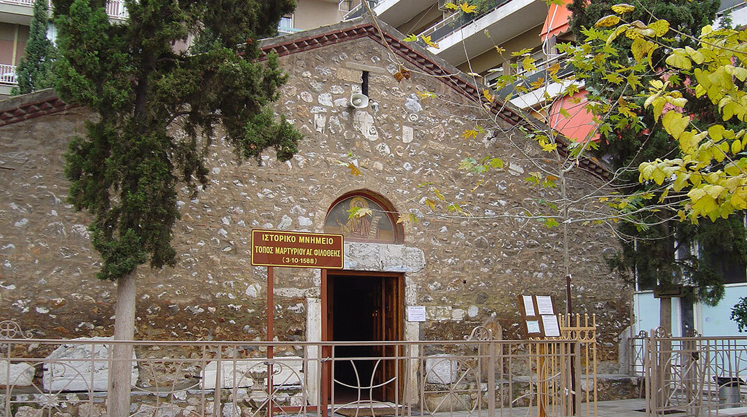 Ο ναός του Αγίου Ανδρέα, επί της οδού Λευκωσίας, στην πλατεία Αμερικής