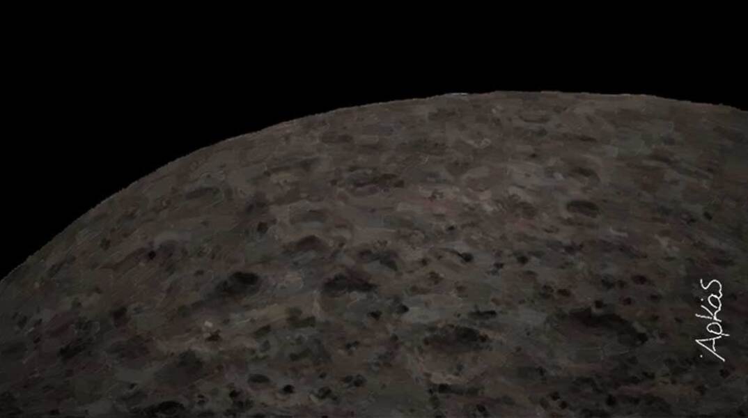 Το σκίτσο του Αρκά για τα social media και την αποστολή Artemis II στη Σελήνη