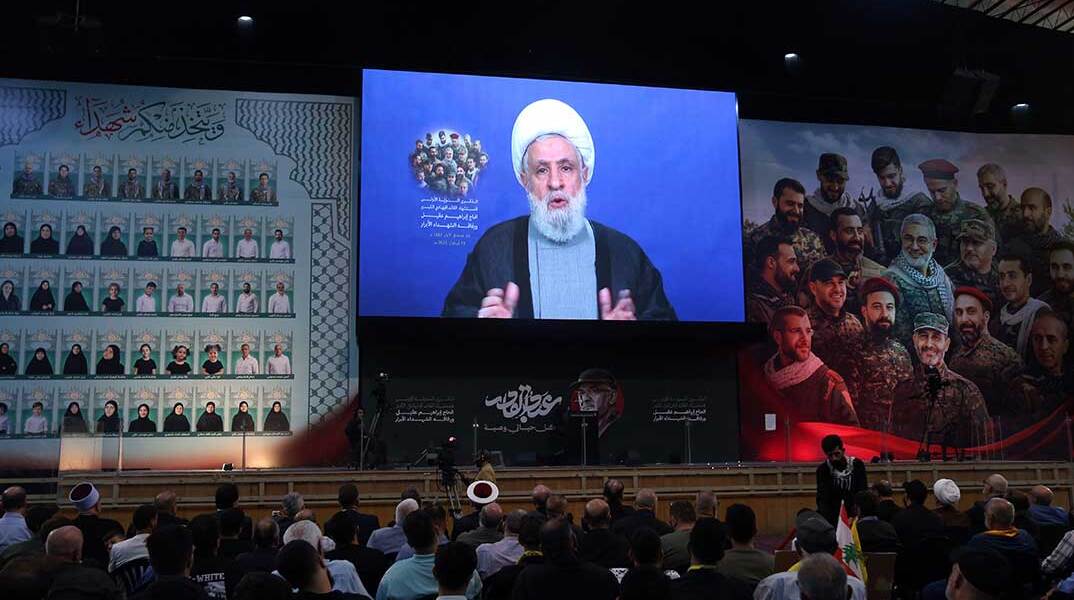 Ο Ναΐμ Κασέμ, ηγέτης της Χεζμπολάχ στον Λίβανο