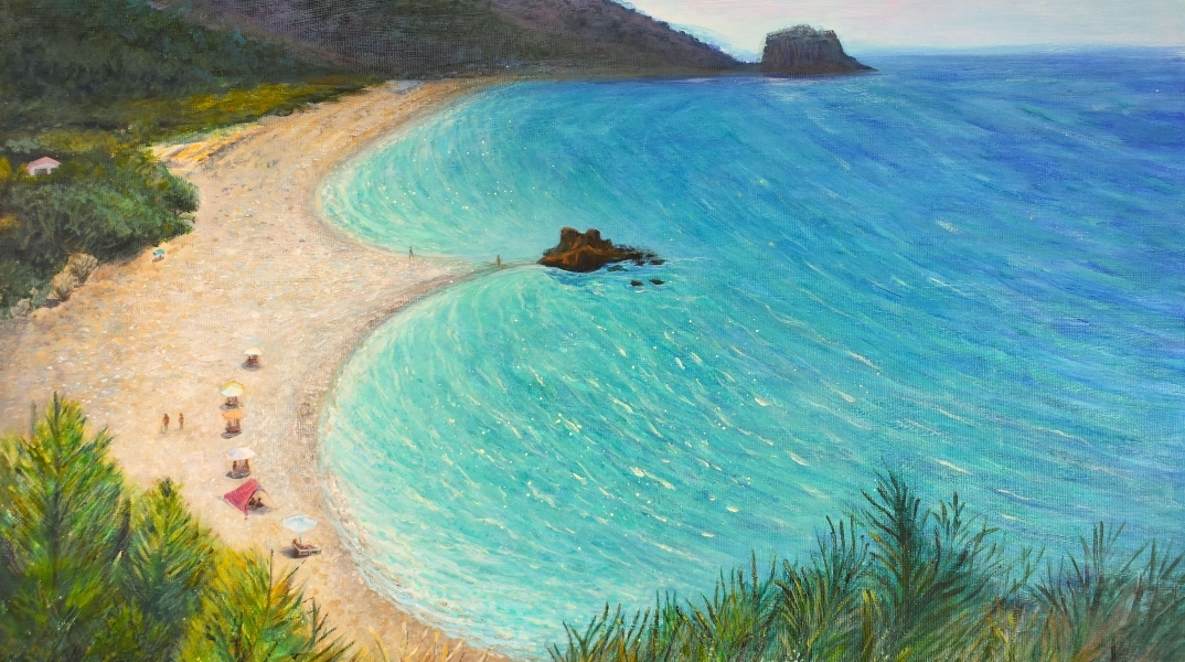 Aegean concept of blue: Ατομική έκθεση της Stella Sevastopoulos στην Tsantilis Art Gallery