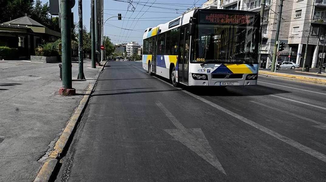 Λεωφορείο στην Αθήνα