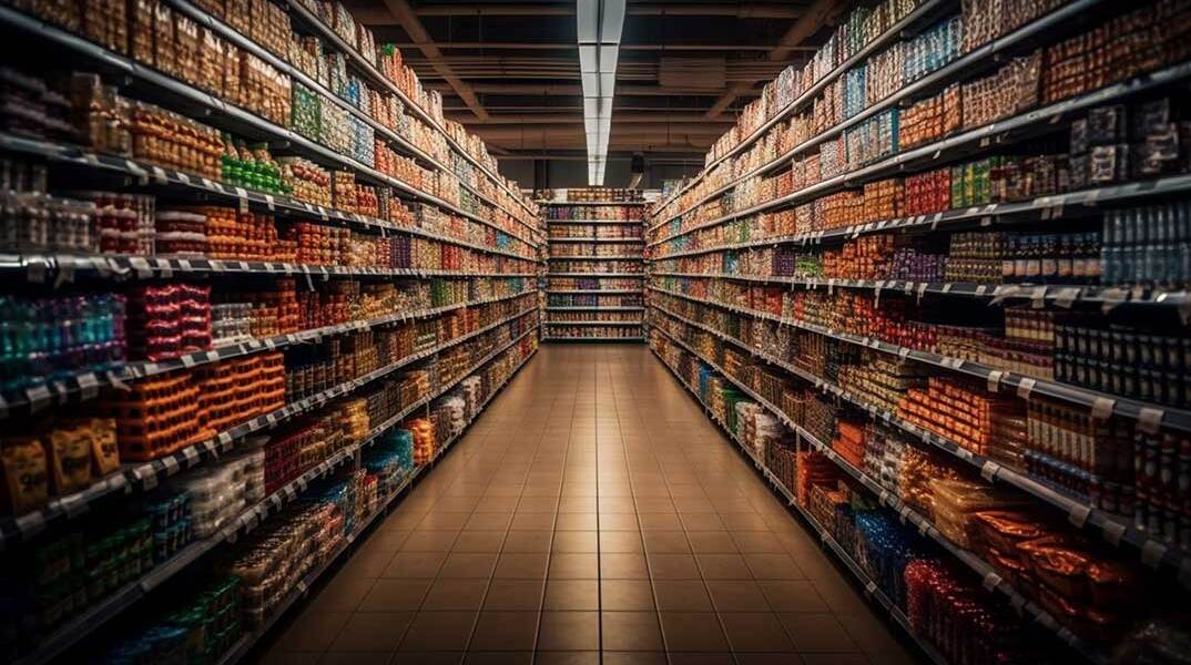 Διάδρομος σε σούπερ μάρκετ