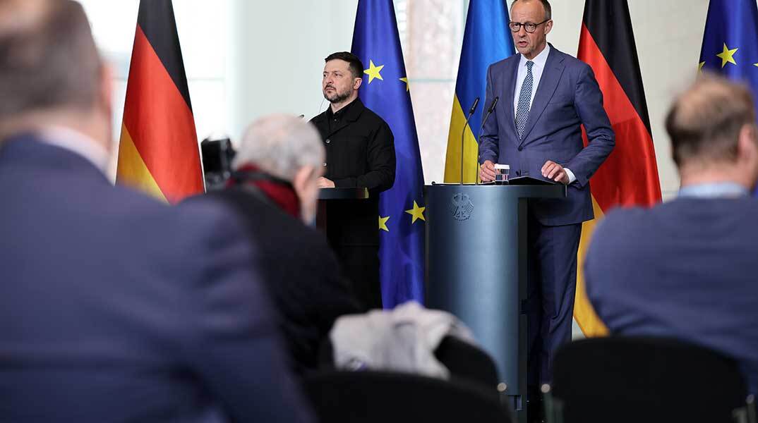 Συνάντηση Μερτς και Ζελένσκι στο Βερολίνο